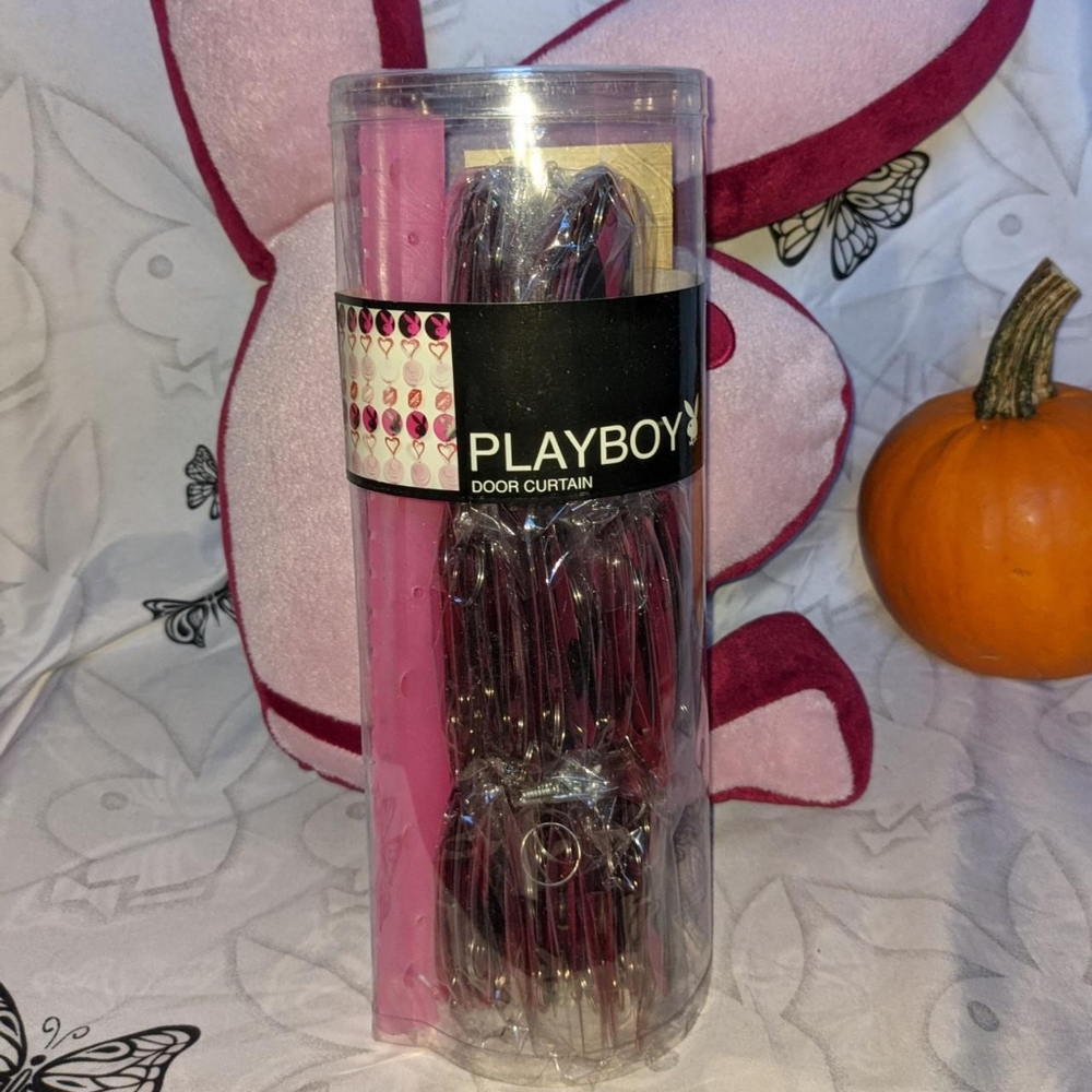 playboy door curtains